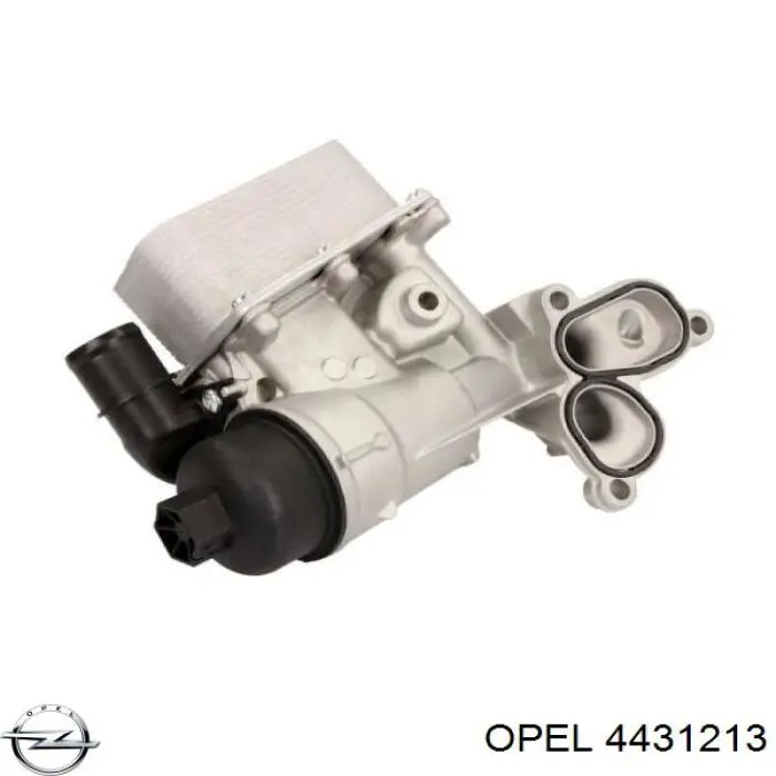 4431213 Opel radiador de óleo (frigorífico, debaixo de filtro)