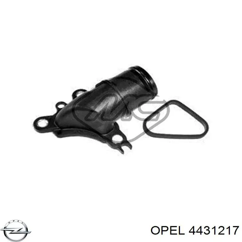 Купить 4431217 Opel Фланец охлаждающей жидкости