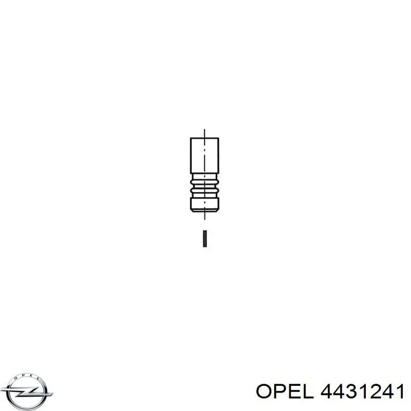Выпускной клапан двигателя Opel 4431241 цена, от 8.59 USD