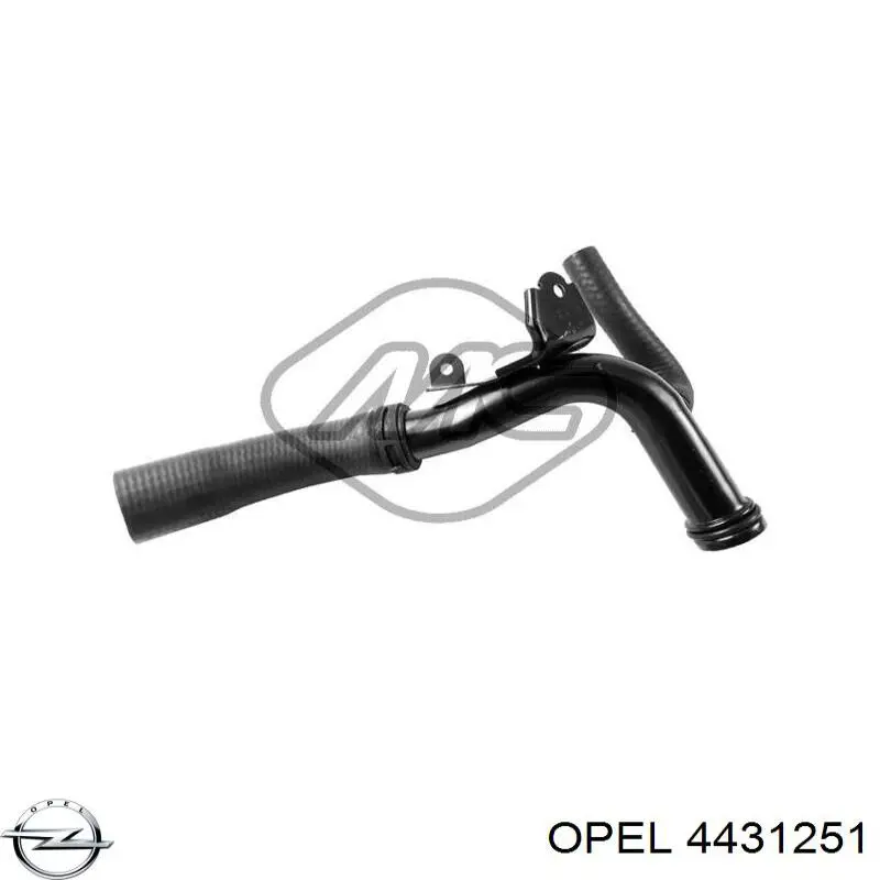 4431251 Opel mangueira (cano derivado do sistema de esfriamento)
