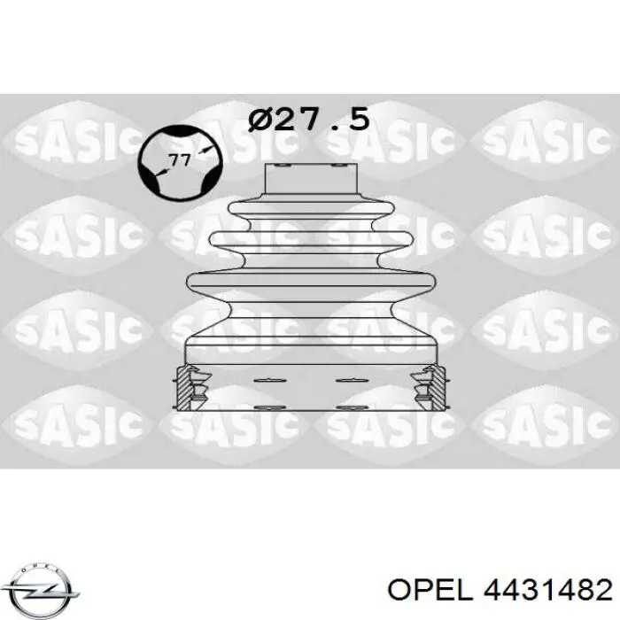 Купить 4431482 Opel Пыльник гранаты внутренний, передней полуоси