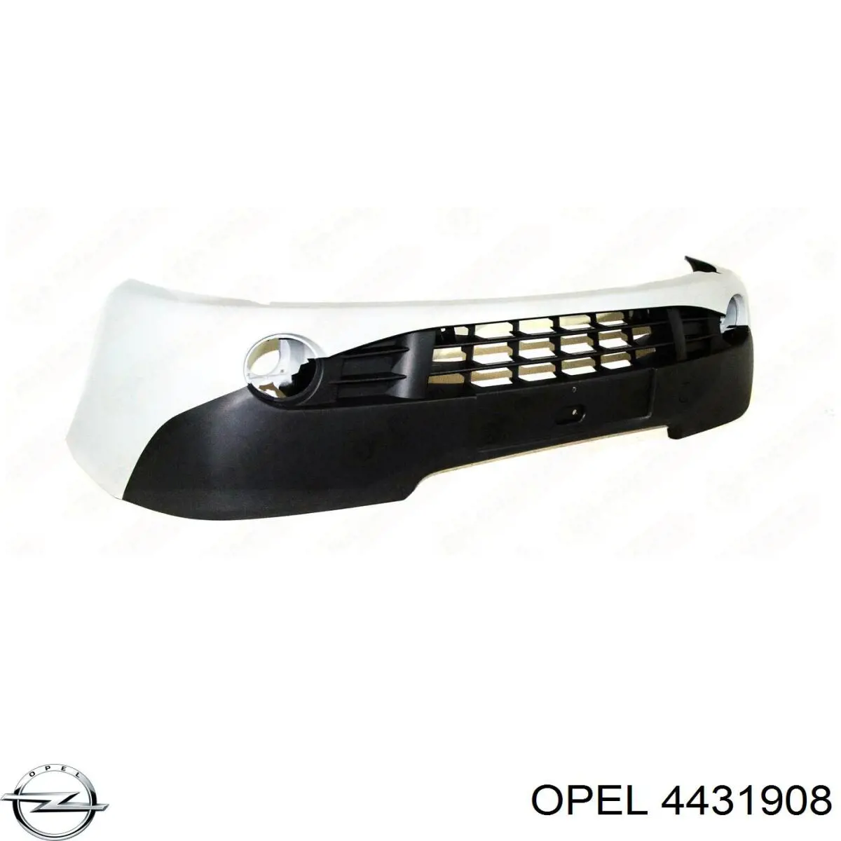 4431908 Opel reforçador do pára-choque dianteiro