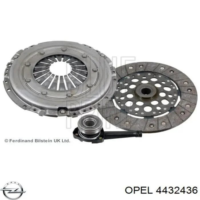 Комплект сцепления (3 части) Opel 4432436 цена, от 166.17 USD