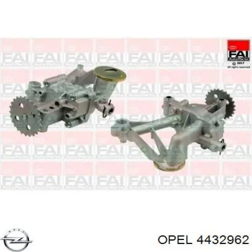 Помпа масляная Opel 4432962 цена, от 97.56 USD