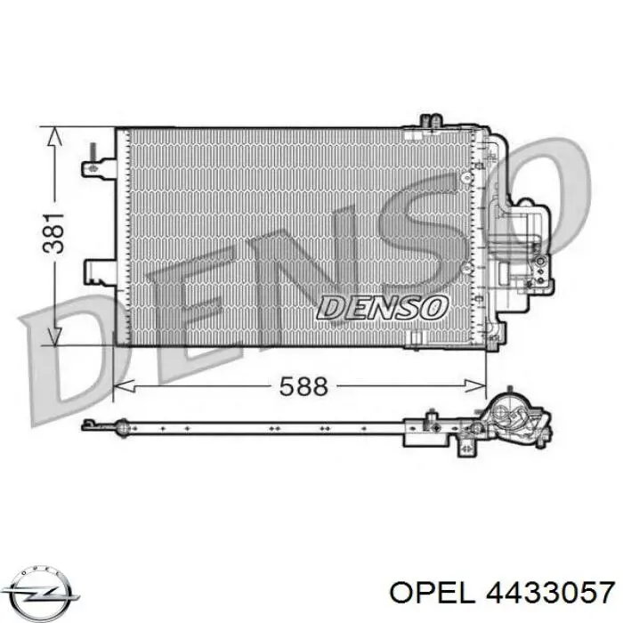 Стойка амортизатора передняя Opel 4433057 цена, от 58.94 USD
