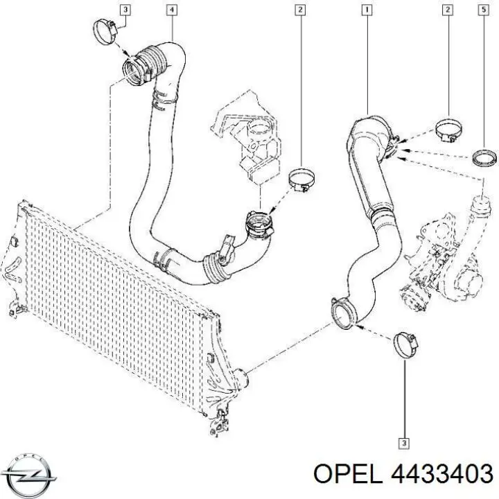 Купить 4433403 Opel 