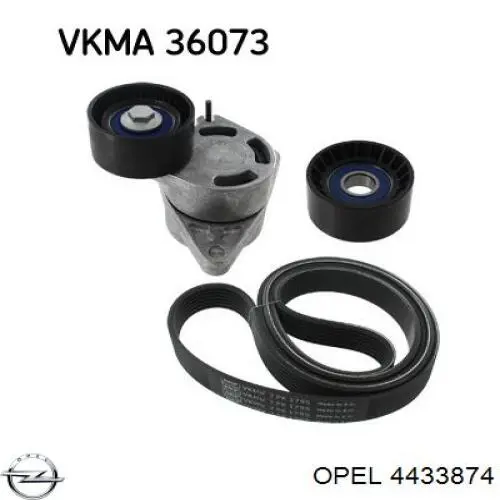 Натяжитель приводного ремня 4433874 Opel