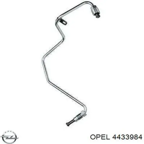 4433984 Opel tubo (mangueira de fornecimento de óleo de turbina)