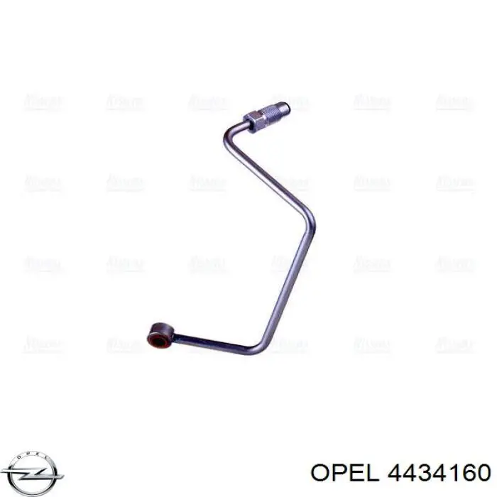 4434160 Opel tubo (mangueira de fornecimento de óleo de turbina)