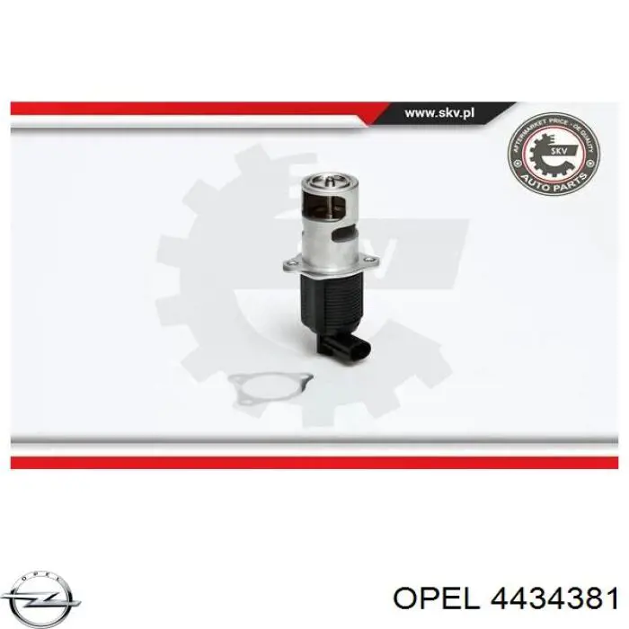 4434381 Opel клапан егр