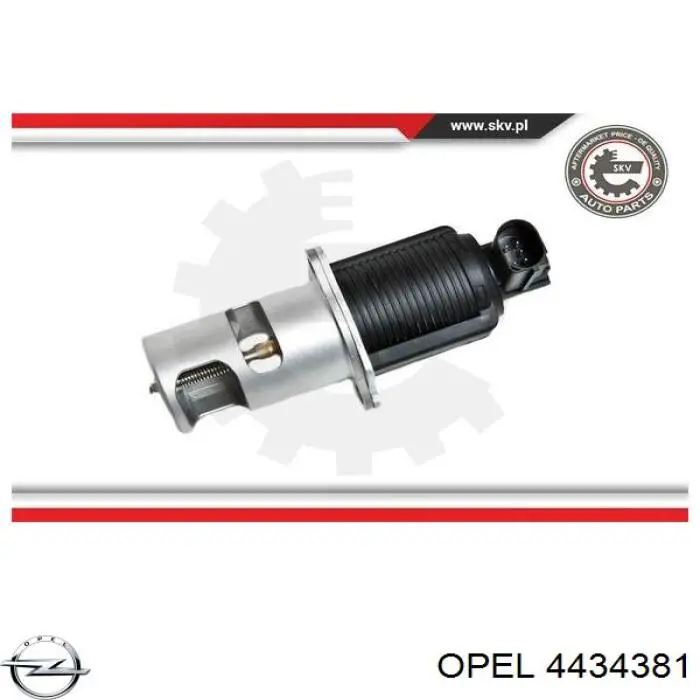 Купить 4434381 Opel Клапан EGR системы рециркуляции отработавших газов