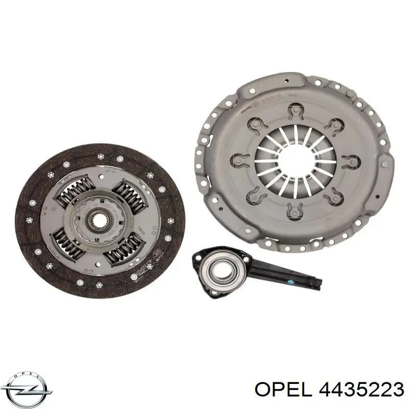 Рабочий цилиндр сцепления в сборе 4435223 Opel