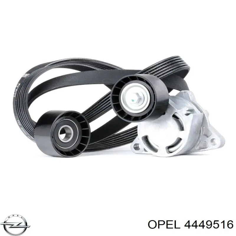 4449516 Opel Ремень приводной, комплект
