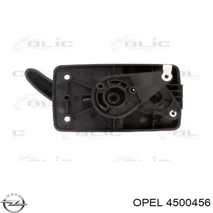 4500456 Opel maçaneta interna direita da porta dianteira