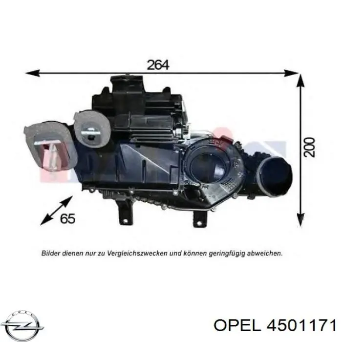 Радиатор испарителя кондиционера Opel 4501171 цена, от 127.12 USD