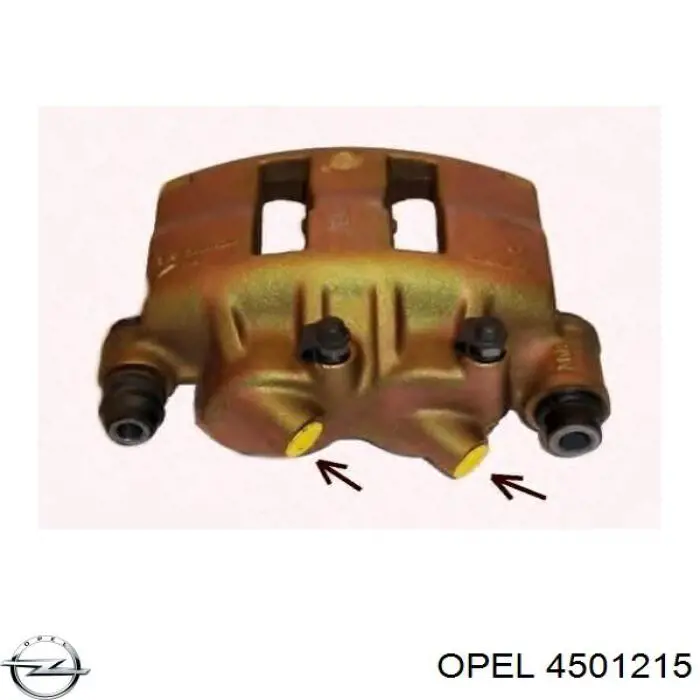 Купить 4501215 Opel Суппорт тормозной передний правый