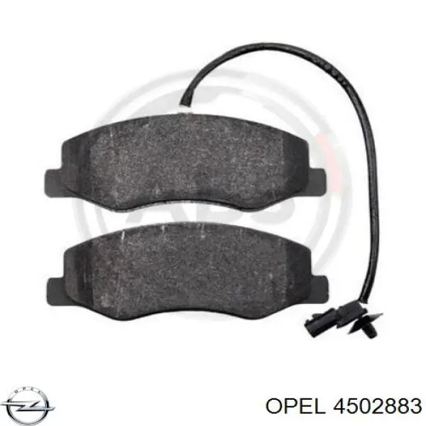 Купить 4502883 Opel Колодки тормозные задние, дисковые