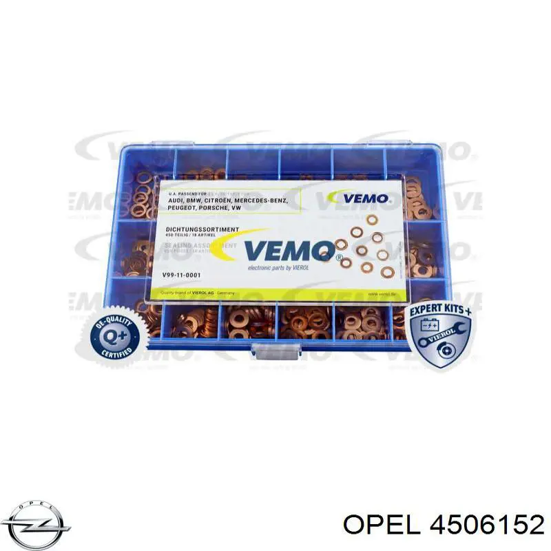 Уплотнитель форсунок Opel 4506152 цена, от 2.87 USD