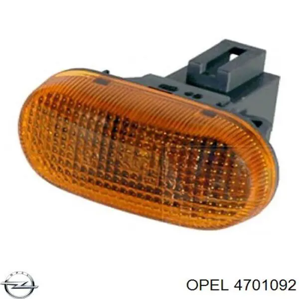 Luz intermitente no pára-lama para Opel Agila (H00)