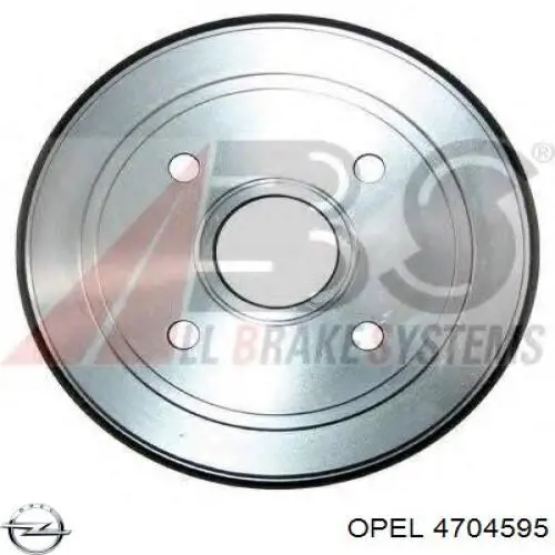 4704595 Opel барабан тормозной задний