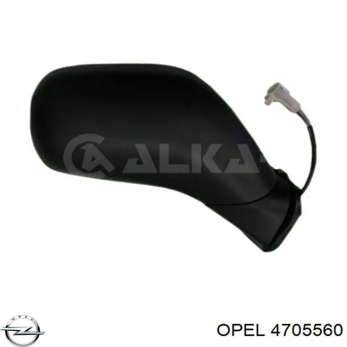 Купить 4705560 Opel Боковое зеркало заднего вида правое