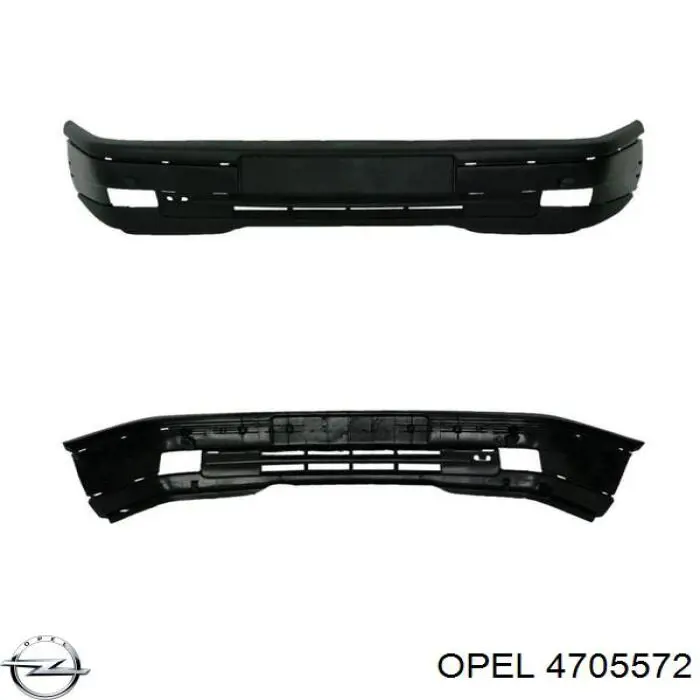 Передний бампер 4705572 Opel