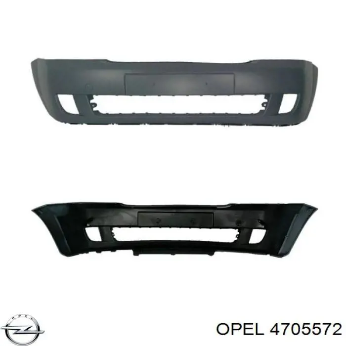 Бампер на авто Opel 4705572 цена, от 97.57 USD