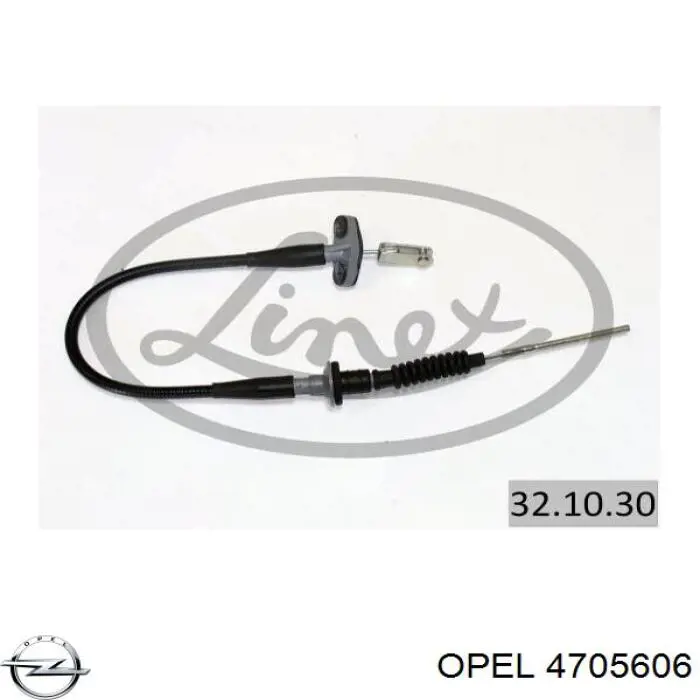 4705606 Opel Трос сцепления