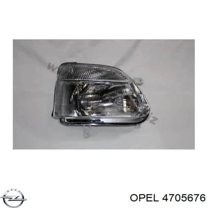 4705676 Opel фара правая