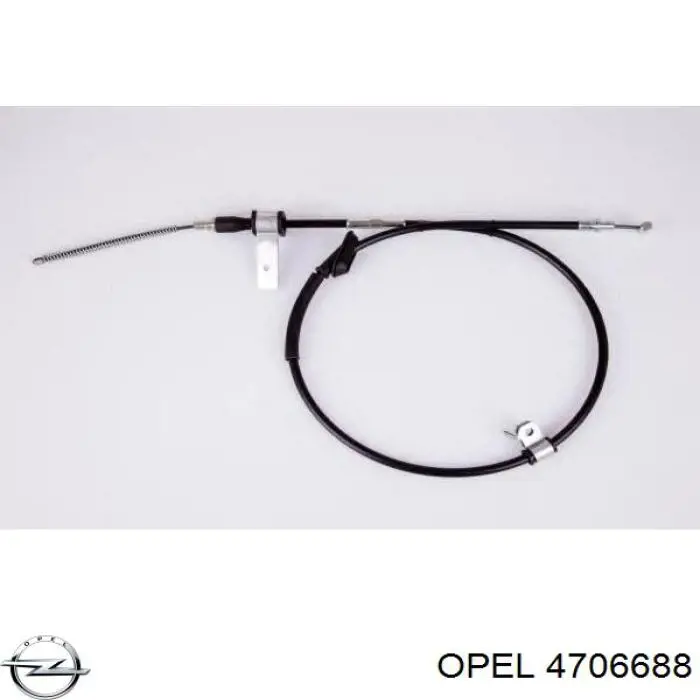 Купить 9211155 Opel Задний правый трос ручника