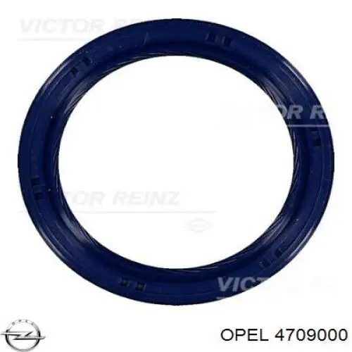 4709000 Opel Сальник коленвала двигателя, передний