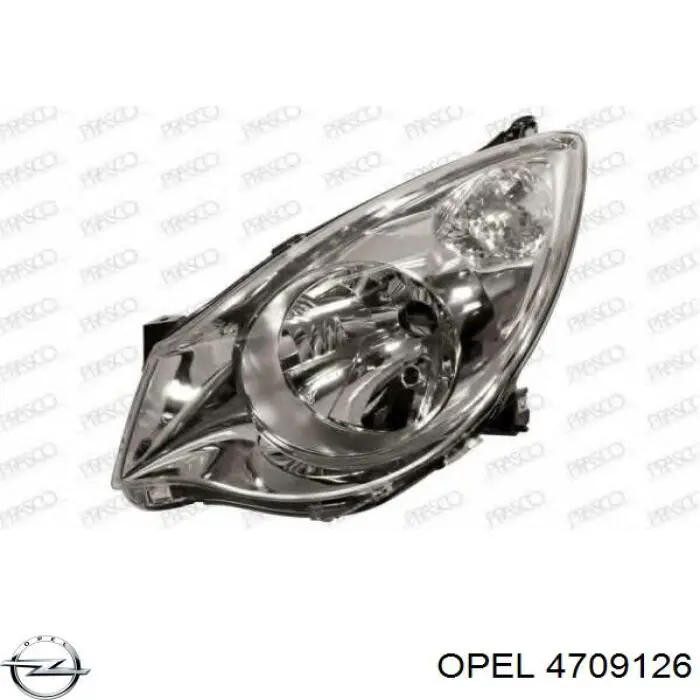 Фара левая Opel 4709126 цена, от 130.42 USD