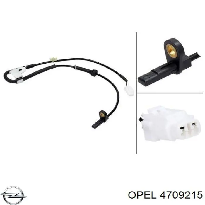 Купить 4709215 Opel Датчик антиблокировочной системы торможения
