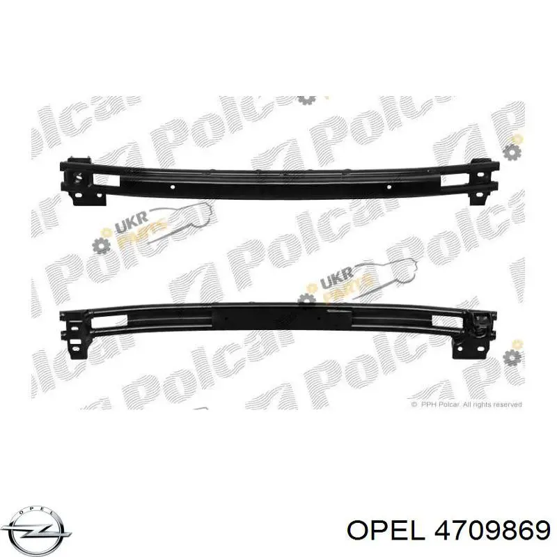 Усилитель переднего бампера 93195351 Opel