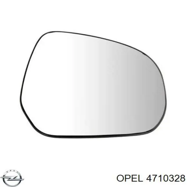 Стекло зеркала заднего вида, правого Opel 4710328 цена, от 7.25 USD