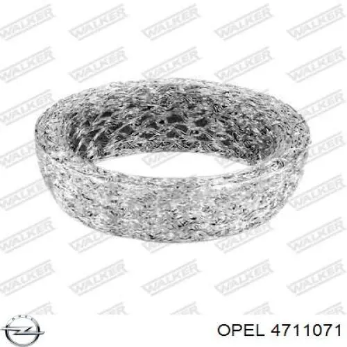 Кольцо приемной трубы глушителя уплотнительное Opel 4711071 цена, от 2.16 USD