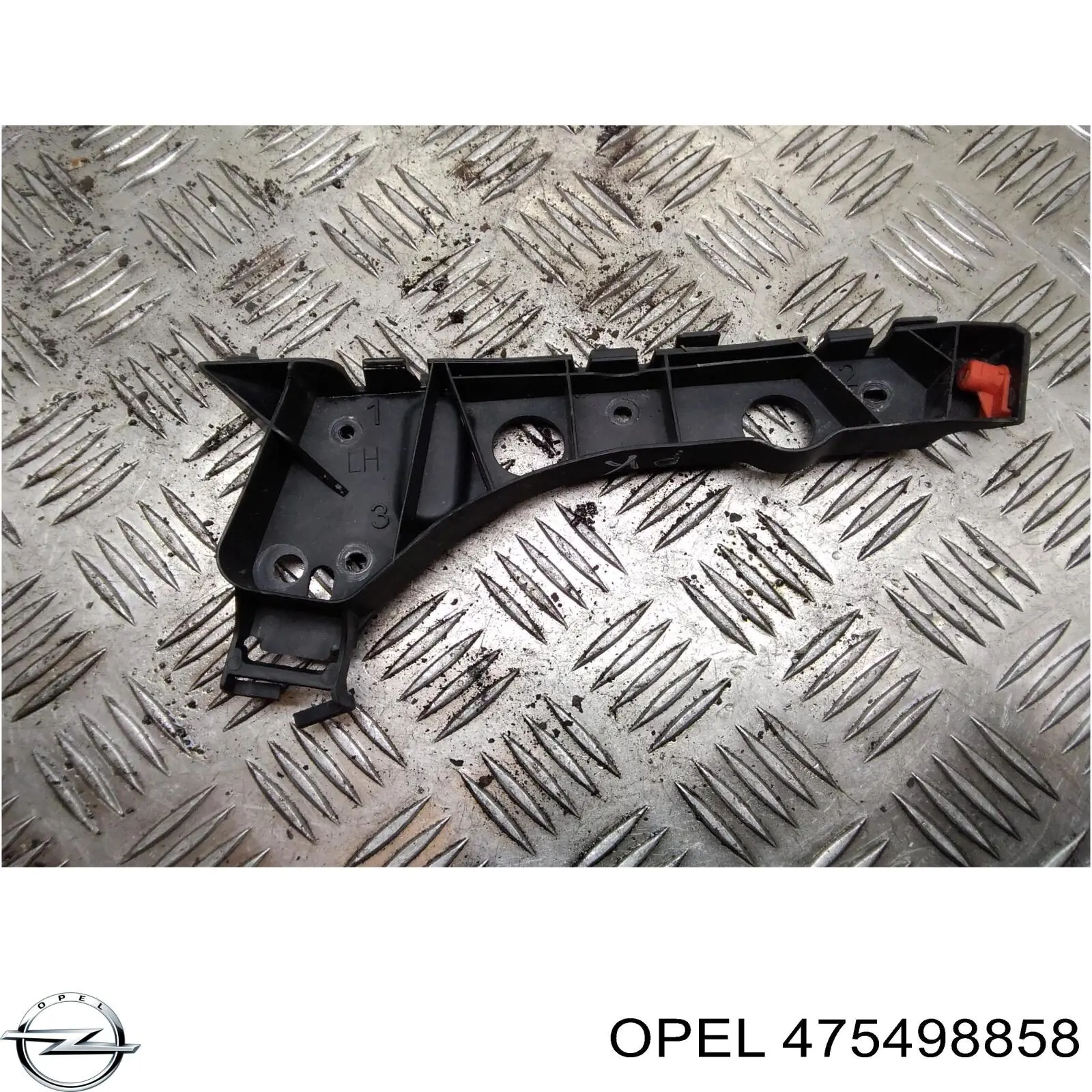 475498858 OPEL Rejilla de antinieblas delantera derecha original y equivalente