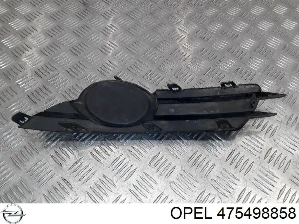 Заглушка, решетка противотуманных фар бампера переднего, правая Opel 475498858 цена, от 5.22 USD