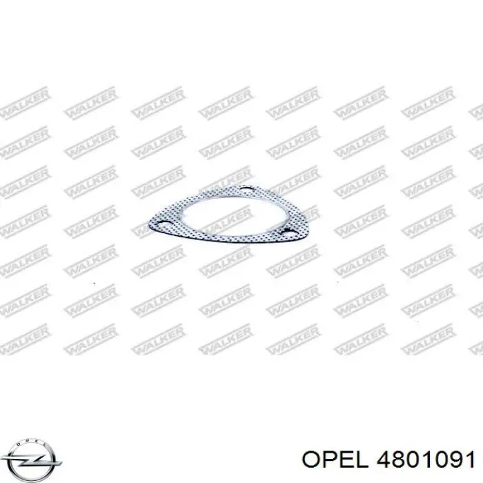 Прокладка глушителя 4801091 Opel