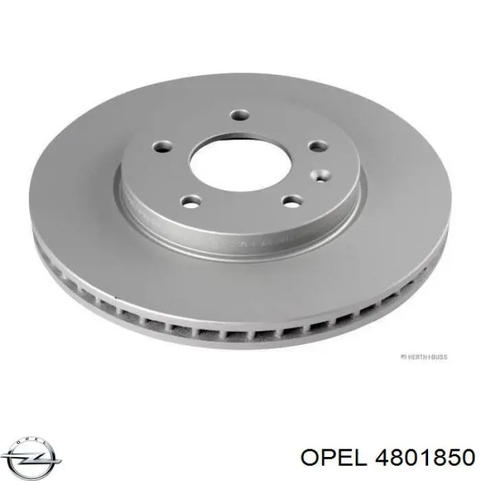 Передние тормозные диски 4801850 Opel