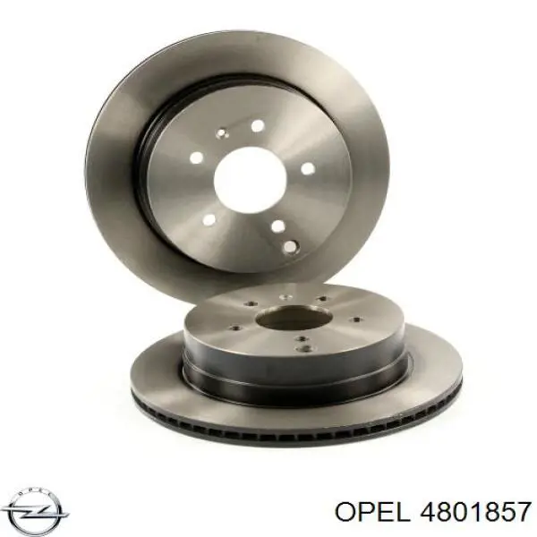 Задний дисковый тормоз Opel 4801857