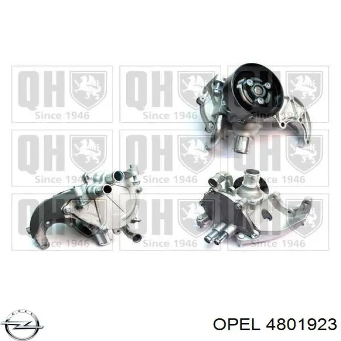 Помпа охлаждения Opel 4801923 цена, от 56.69 USD