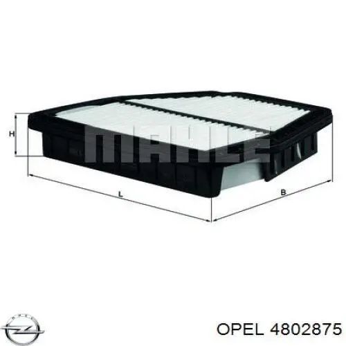 Купить 4802875 Opel Автомобильный фильтр воздуха