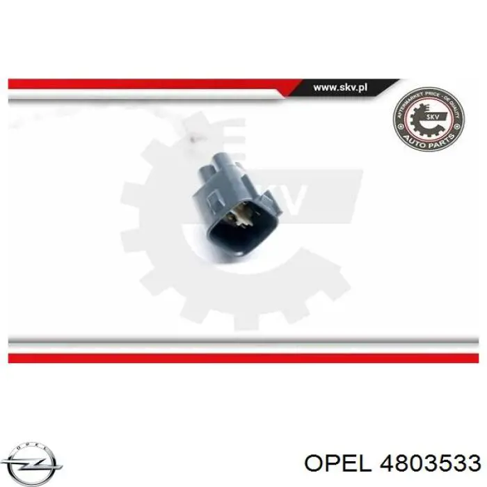 4803533 Opel лямбда-зонд, датчик кислорода до катализатора