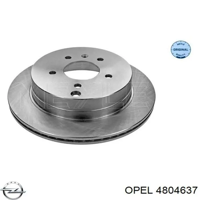 4804637 Opel диск тормозной задний