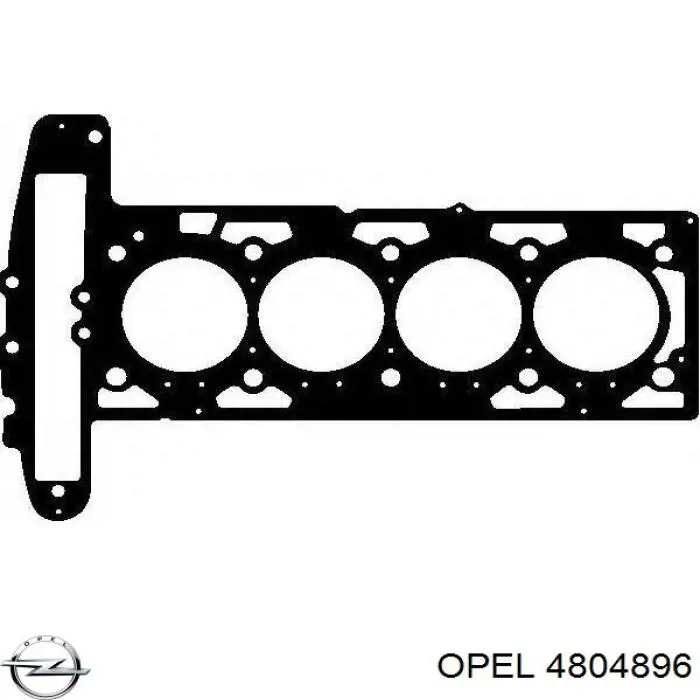 Прокладка головки блока цилиндров (ГБЦ) Opel 4804896