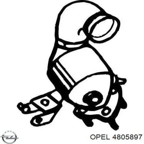 Каталитический нейтрализатор отработавших газов Opel 4805897 цена, от 270.25 USD