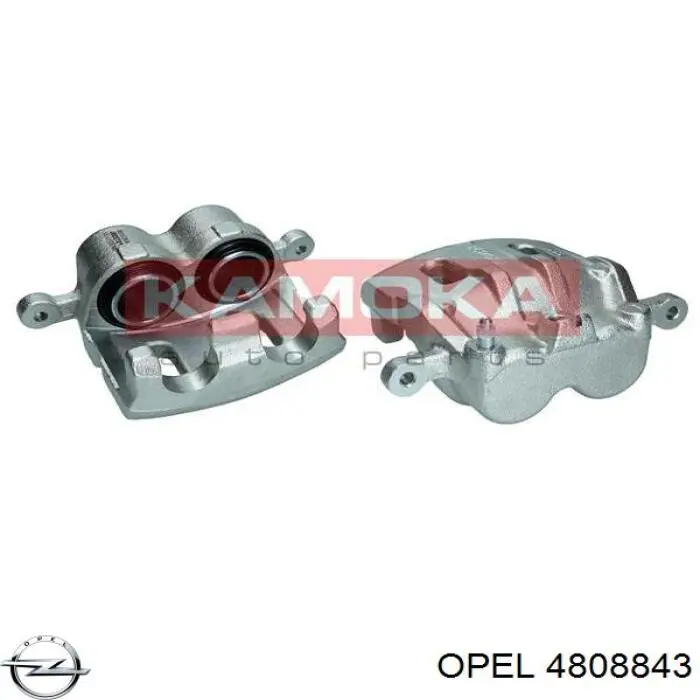Купить 4808843 Opel Суппорт тормозной передний левый