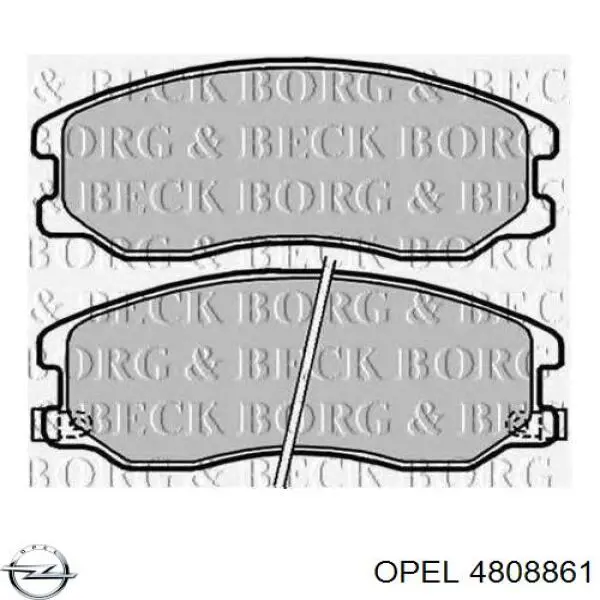 Тормозные колодки Opel 4808861