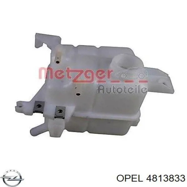 4813833 Opel tanque de expansão do sistema de esfriamento